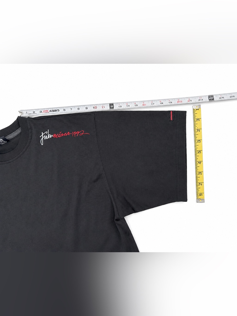 FUBU Circa 1992 Black Tee with Red Logo Graphic Tee Hip Y2K Retro Men Size XL - Picture 5 of 6